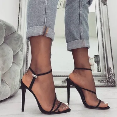 11CM Summer Gladiator Platform Pump Shoes Women