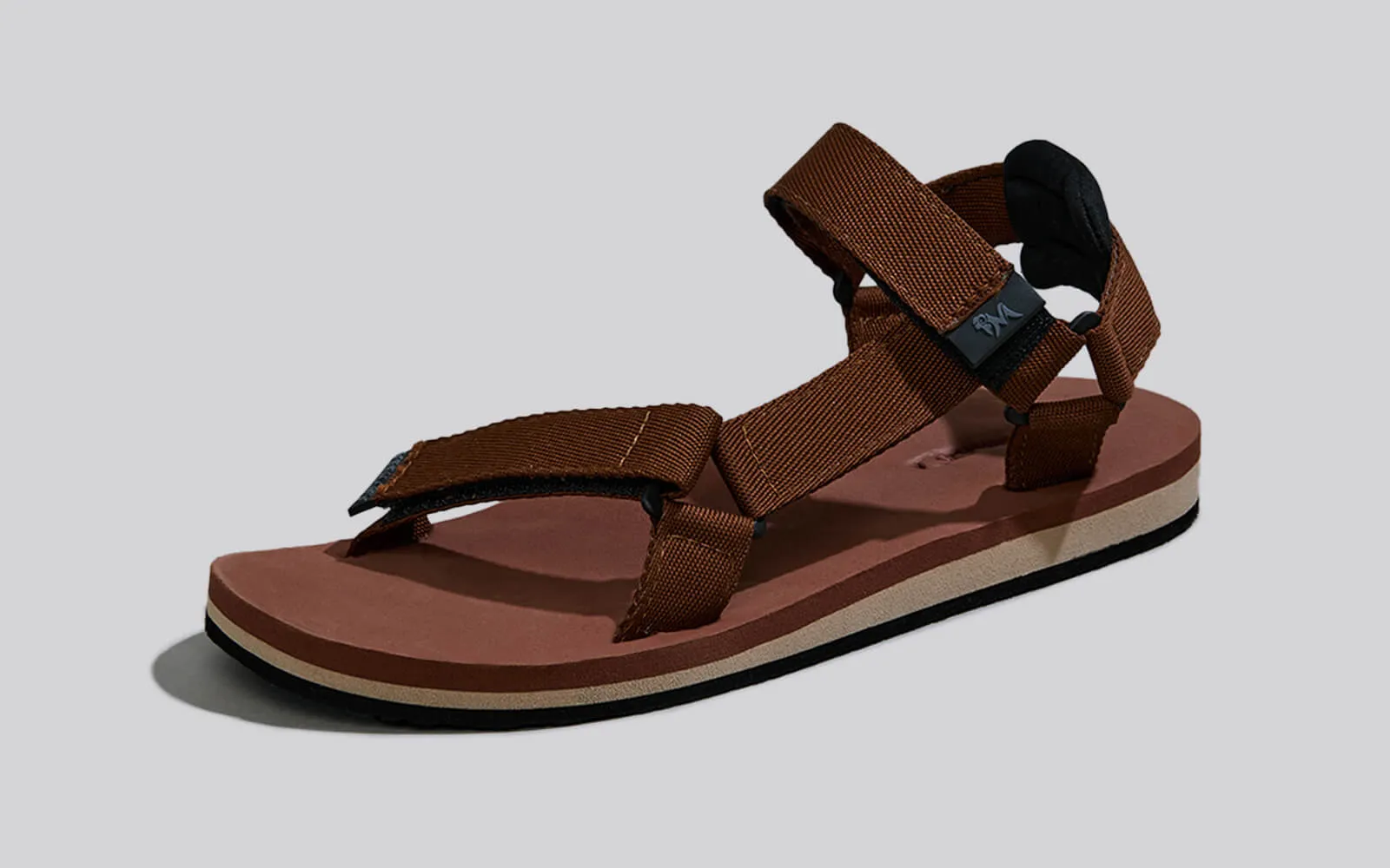 Airy Strap Sandals : Brown-Black