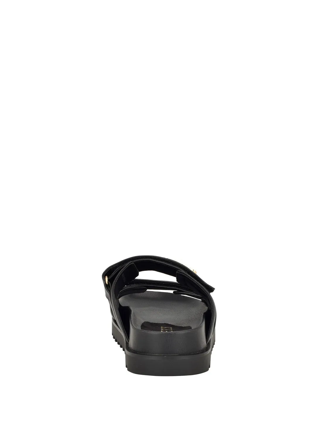 Black Fabulon Chunky Slide Sandals