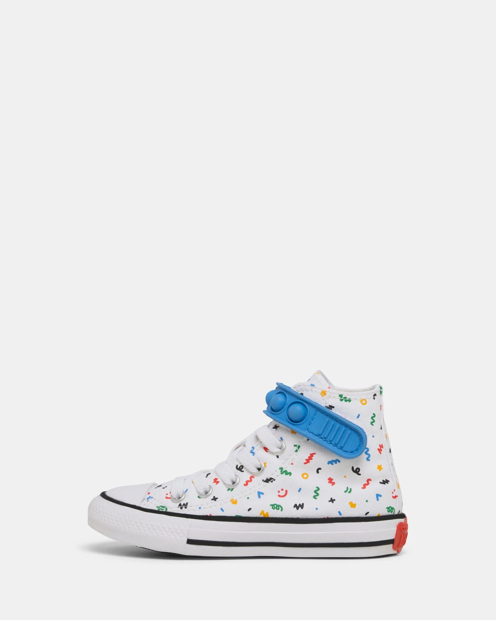 Chuck Taylor All Star 1V Hi Bubble Strap Youth White/Blue