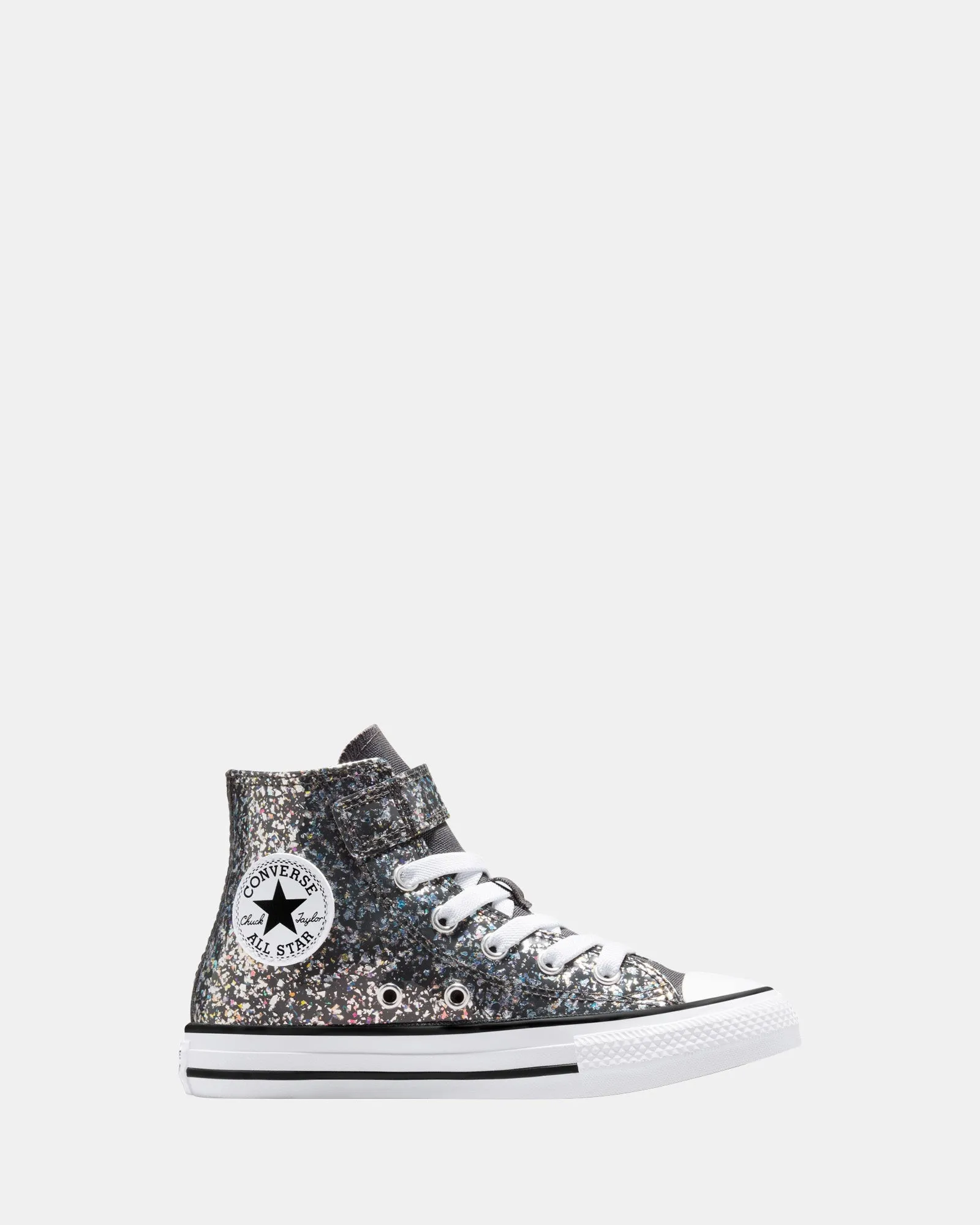 Chuck Taylor All Star 1v Hi Shimmer Youth Dark Matter/White