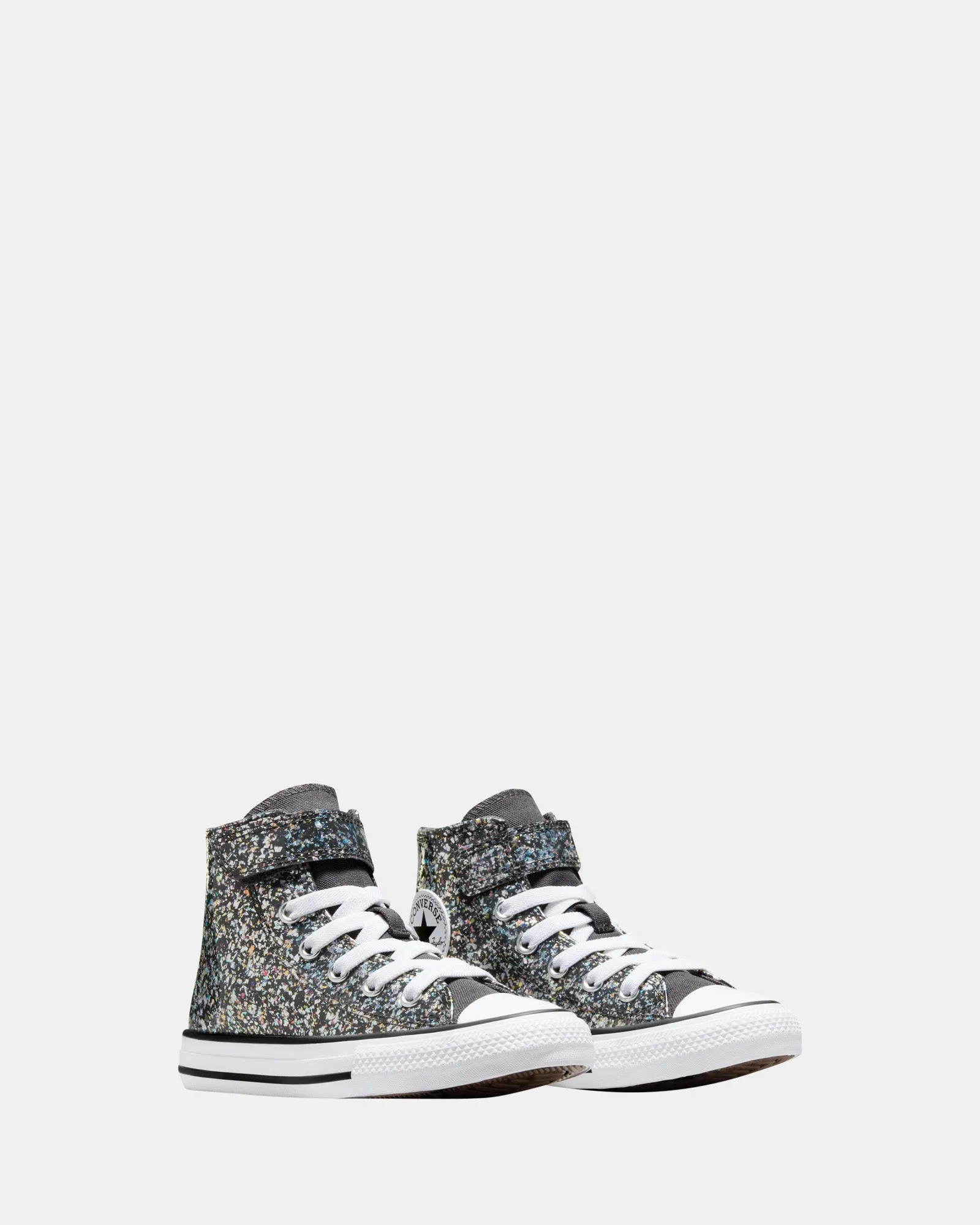 Chuck Taylor All Star 1v Hi Shimmer Youth Dark Matter/White