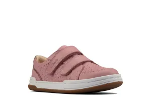 Clarks Fawn Solo Girls Pink Shoe