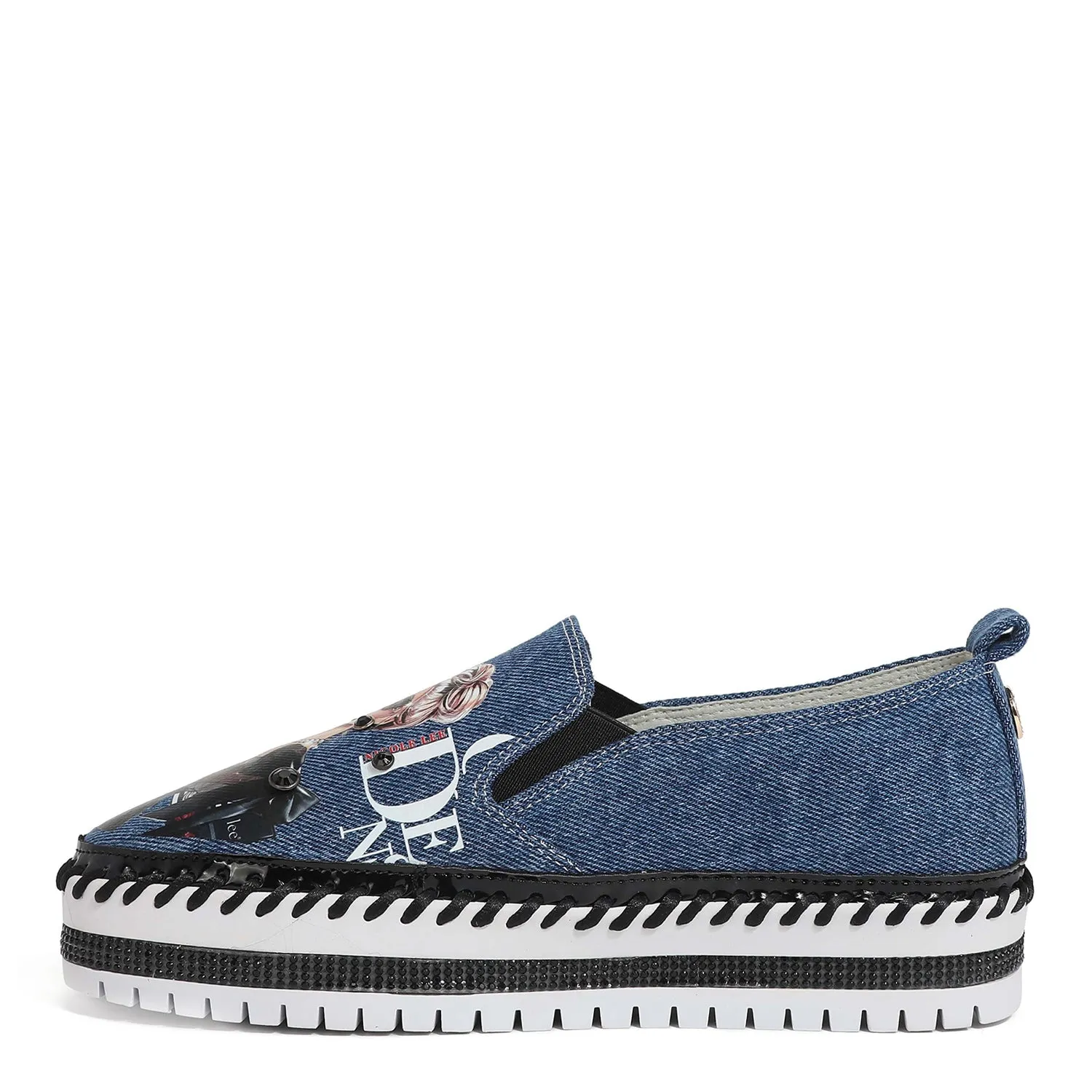 DENIM SLIP ON SNEAKER