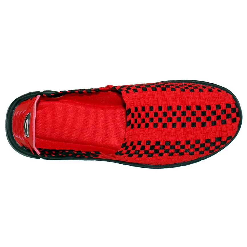 Georgia Bulldogs Woven Colors Comfy Slip On Shoes