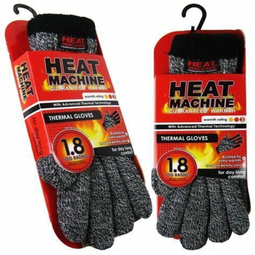 Heat Machine Men's Thermal Gloves 1.8 Tog Rating