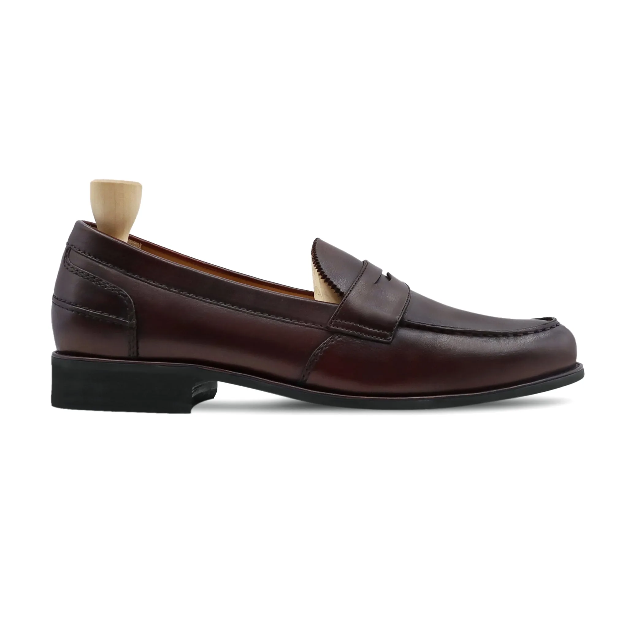 Henderson - Men's Oxblood Patina Calf Leather Loafer