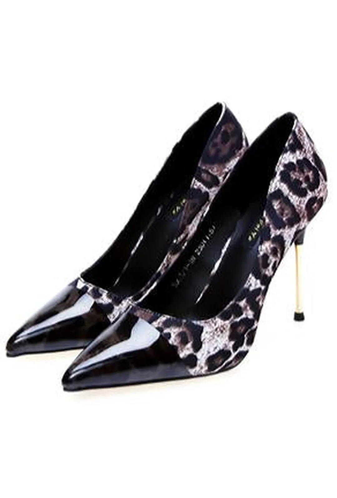 LUCEE - CAP TOE LEOPARD PUMPS