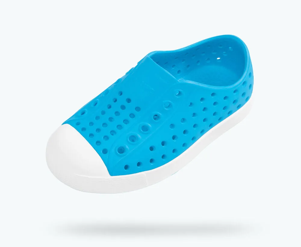 Native Jefferson Shoes - Vivid Blue / Shell White