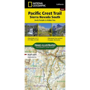 Pacific Crest Trail: Sierra Nevada South Map