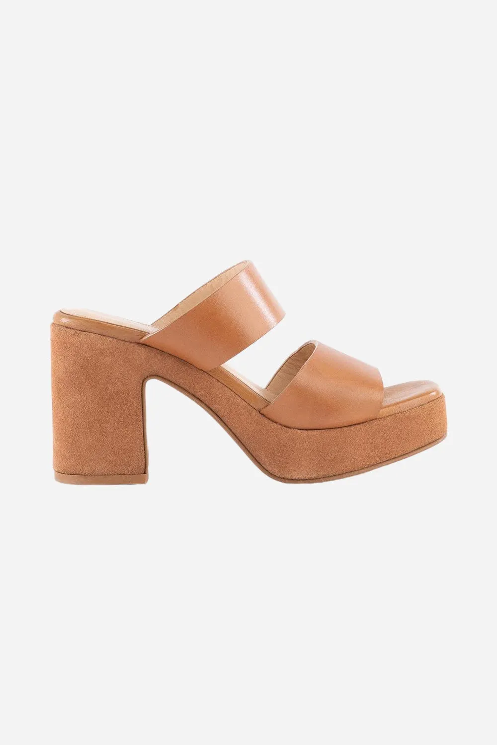 Seychelles Summer Nights Platform Sandals in Tan