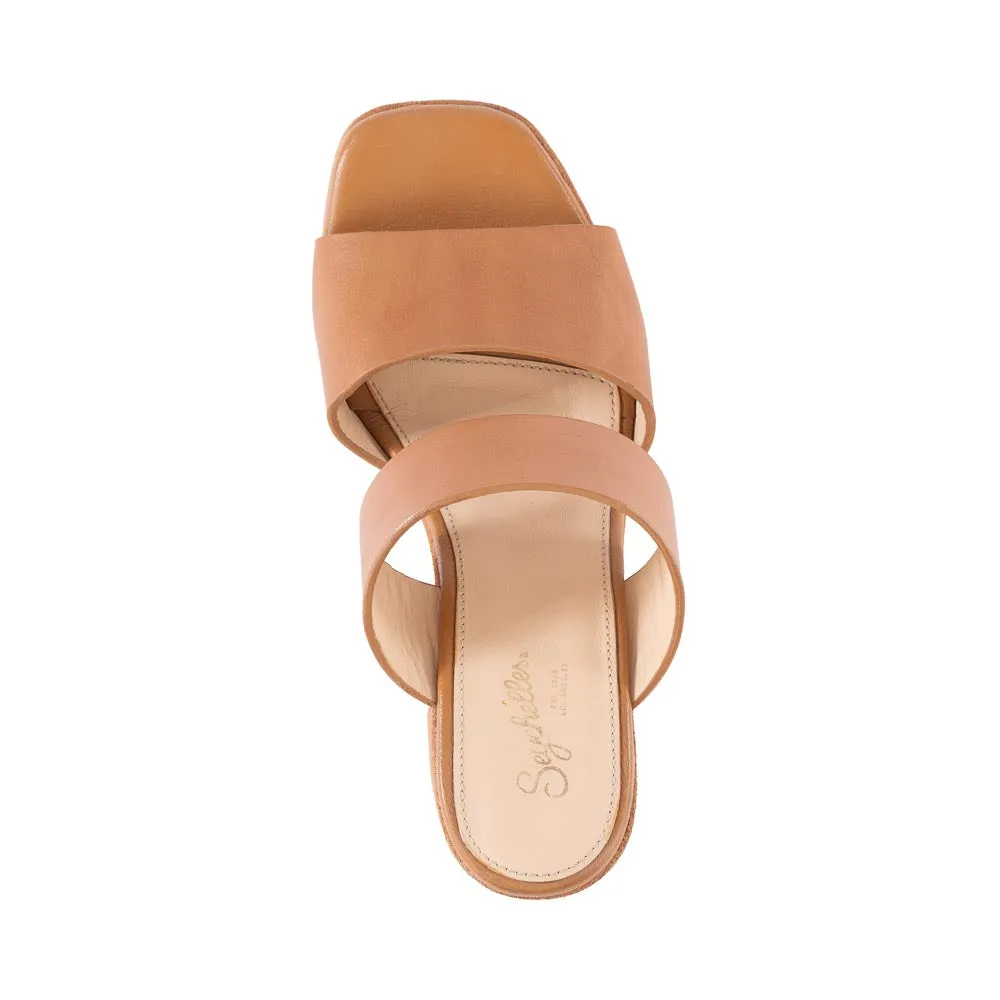 Seychelles Summer Nights Platform Sandals in Tan