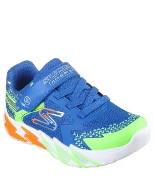 SKECHERS Flex-Glow Bolt Shoes - Royal/Multi - Kids