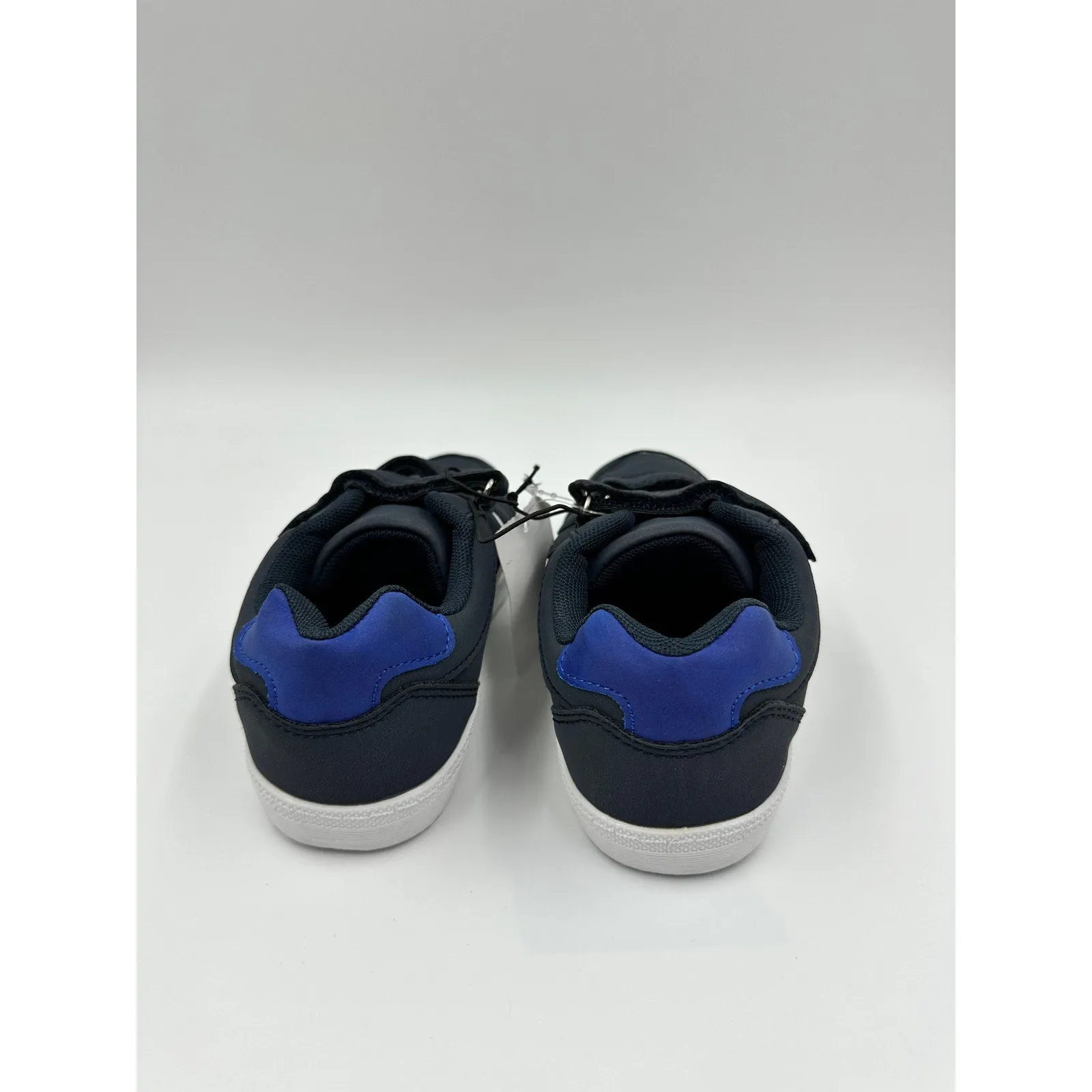 Small Kid/Toddler Size 12, Navy Suede Sneakers with Strap Laces